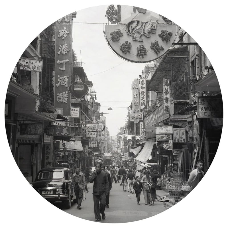 Load image into Gallery viewer, Wallart behangcirkel hong kong the old days 190 cm
