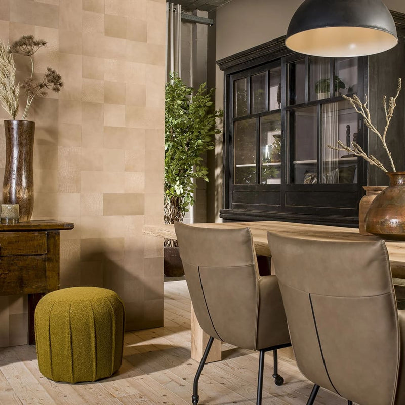 Load image into Gallery viewer, WallArt WallArt 32 st Tegel Borret leer zandbeige
