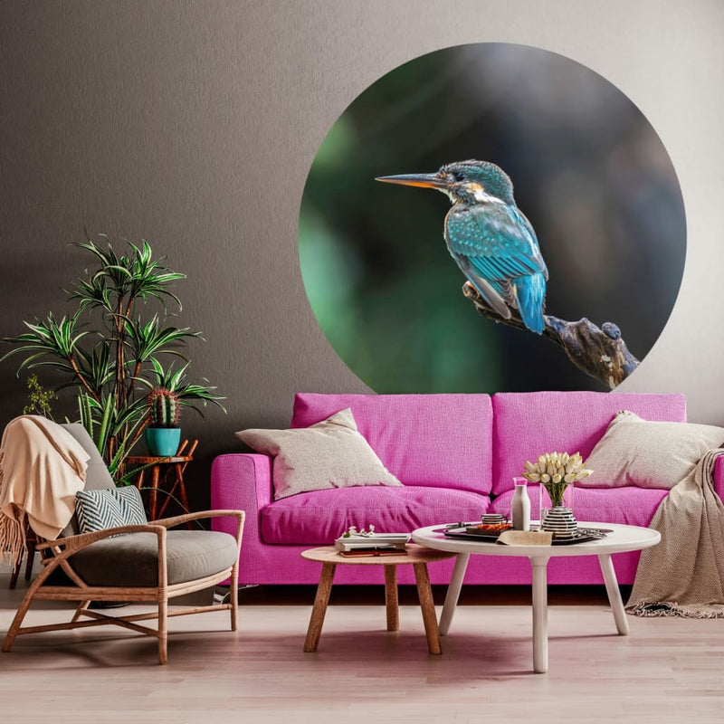 Load image into Gallery viewer, Wallart behangcirkel the kingfisher 142,5 cm

