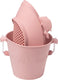 Scrunch zeef - roze - opvouwbaar - recycleerbaar