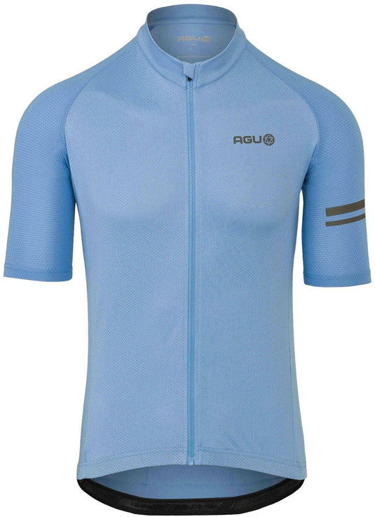 Agu essential fietsshirt heren - korte mouwen - tranquil blue - maat xl
