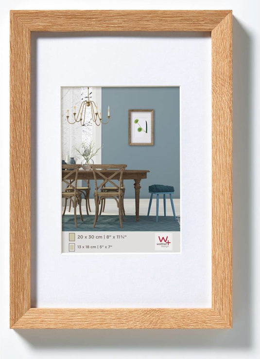 Walther fiorito - mdf houten lijst - fotoformaat 15x20 cm - licht eiken