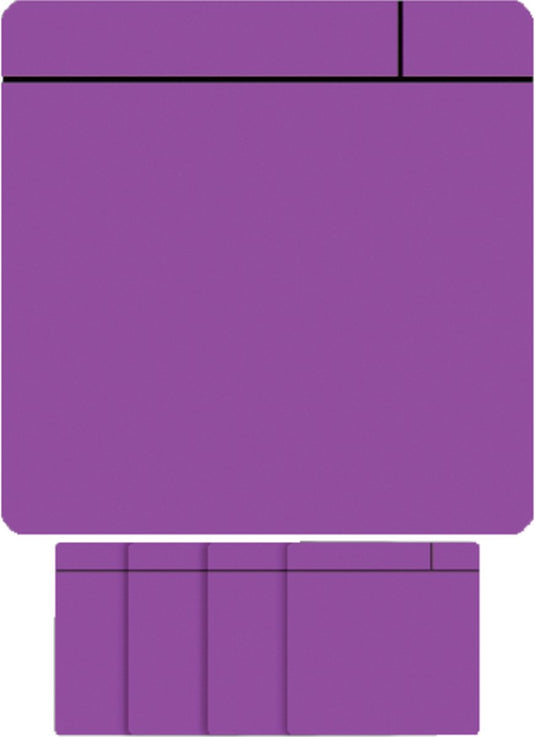 Smit visual magneet scrum - 75x75mm - paars - 5 stuks