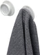 Tiger tess - handdoekhaken - zelfklevend - 3m tape - wit (2 stuks)