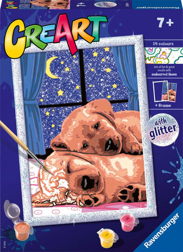 Ravensburger creart sleep well! - schilderen op nummer voor kinderen