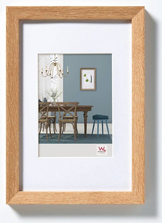 Walther fiorito - mdf houten lijst - fotoformaat 18x24 cm - licht eiken