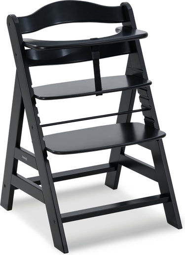 Hauck kinderstoel alpha+ black - fsc® gecertificeerd beukenhout - black