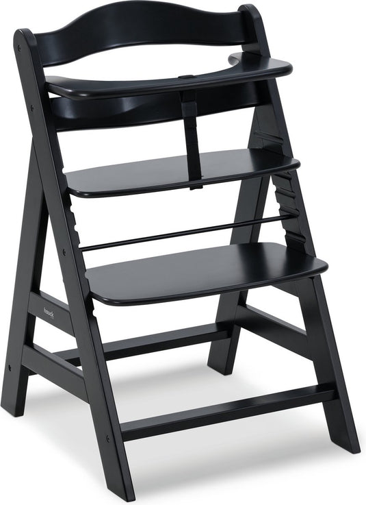 Hauck kinderstoel alpha+ black - fsc® gecertificeerd beukenhout - black