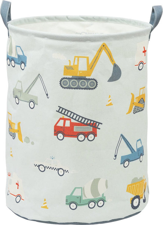 A little lovely company - opbergmand speelgoedmand kinderkamer - voertuigen auto's