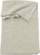 Meyco baby knit basic ledikant deken - sand melange - 100x150cm - 1.0 tog