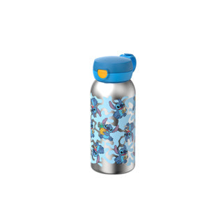 Mepal isoleerfles met flipdop campus - 500 ml - waterfles rvs - lekdicht - hygiënische deksel - stitch