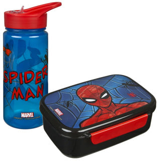 Undercover spiderman set broodtrommel en drinkfles | 6 stuks