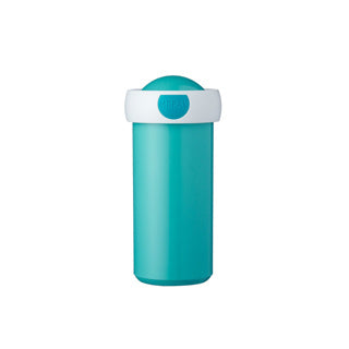 Mepal schoolbeker turquoise 300ml | 2 stuks