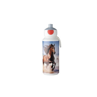 Load image into Gallery viewer, Mepal pop-up drinkfles campus - 400 ml - sluit goed af - drinkbeker voor kinderen - wild horse
