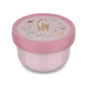 Mepal fruitbox campus little dutch - 300 ml - inclusief fruitvorkje - sluit goed af - snackdoosje - fairy garden