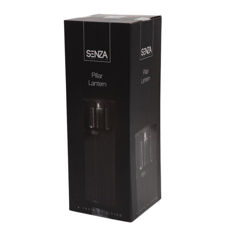 Load image into Gallery viewer, Senza windlicht pilaar 40 cm zwart hout
