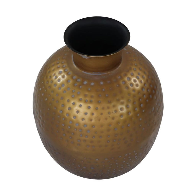 Load image into Gallery viewer, HSM Collection HSM Collection Vaas Padua klein 30x35 cm goudkleurig en grijs
