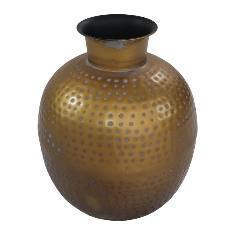 Load image into Gallery viewer, HSM Collection HSM Collection Vaas Padua klein 30x35 cm goudkleurig en grijs
