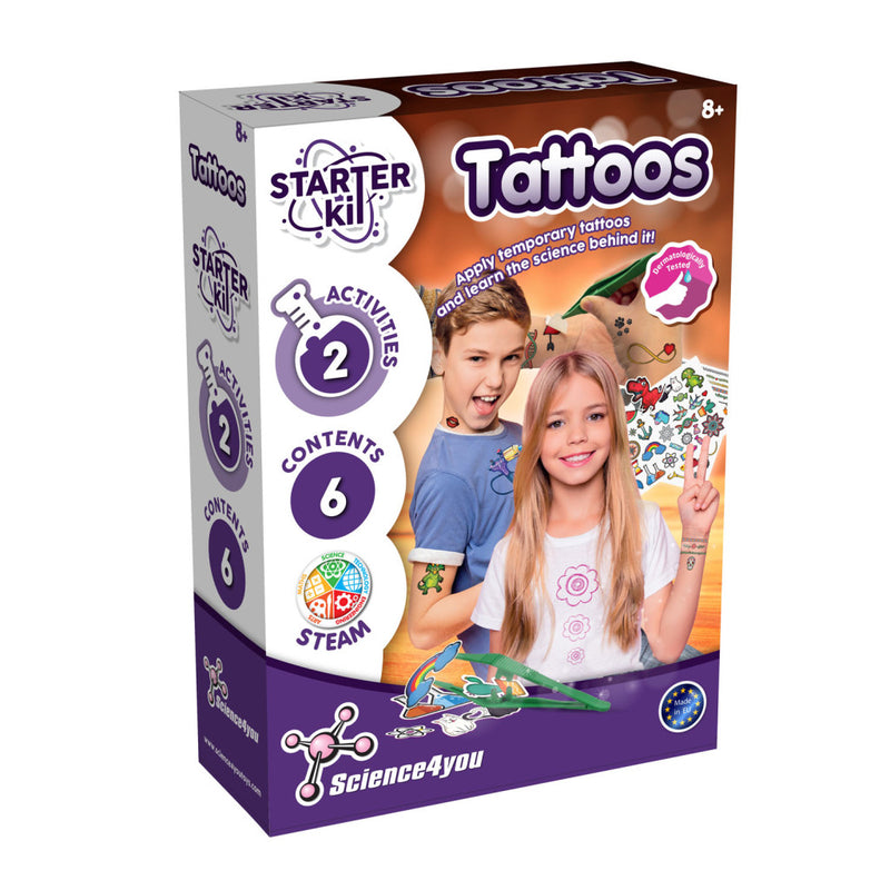 Load image into Gallery viewer, Science4you starter kit tattoos
