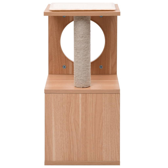 Vidaxl kattenkrabpaal met sisal krabmat 60 cm