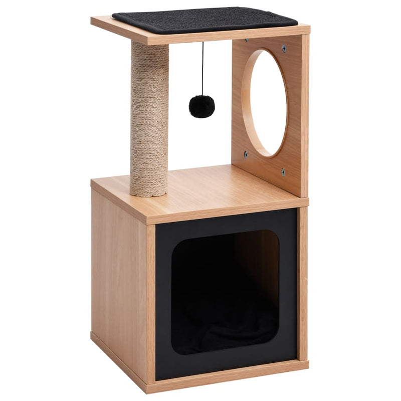 Load image into Gallery viewer, Vidaxl kattenkrabpaal met sisal krabmat 60 cm
