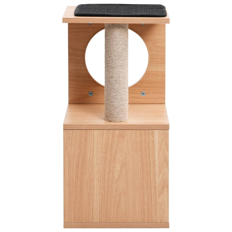 Load image into Gallery viewer, Vidaxl kattenkrabpaal met sisal krabmat 60 cm
