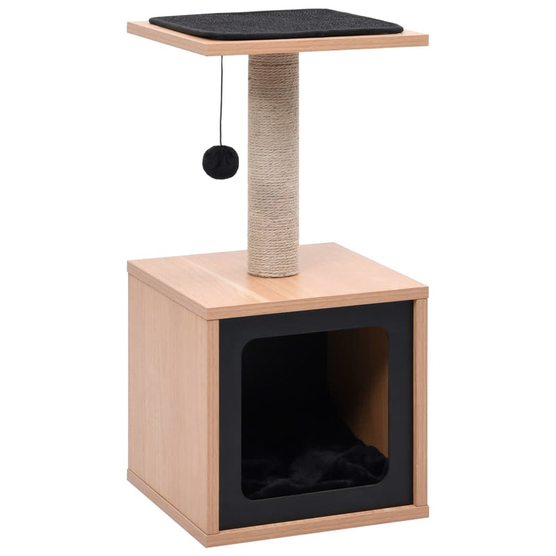 Load image into Gallery viewer, Vidaxl kattenkrabpaal met sisal krabmat 62 cm
