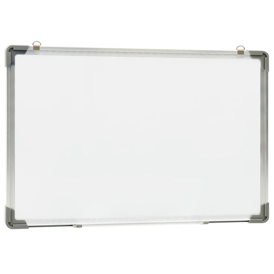 Vidaxl whiteboard magnetisch 50x35 cm staal wit
