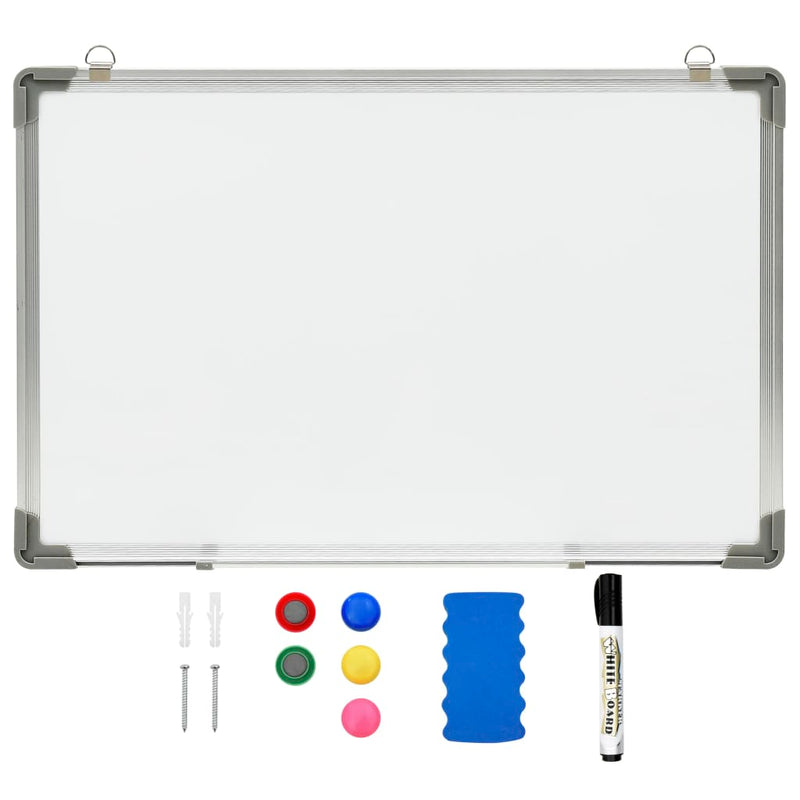 Load image into Gallery viewer, Vidaxl whiteboard magnetisch 60x40 cm staal wit
