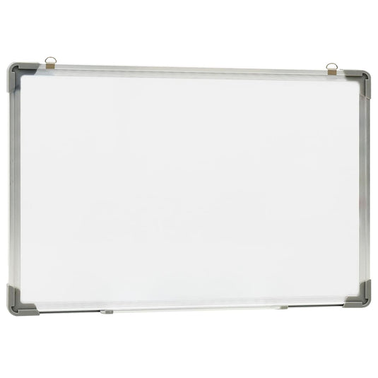 Vidaxl whiteboard magnetisch 60x40 cm staal wit