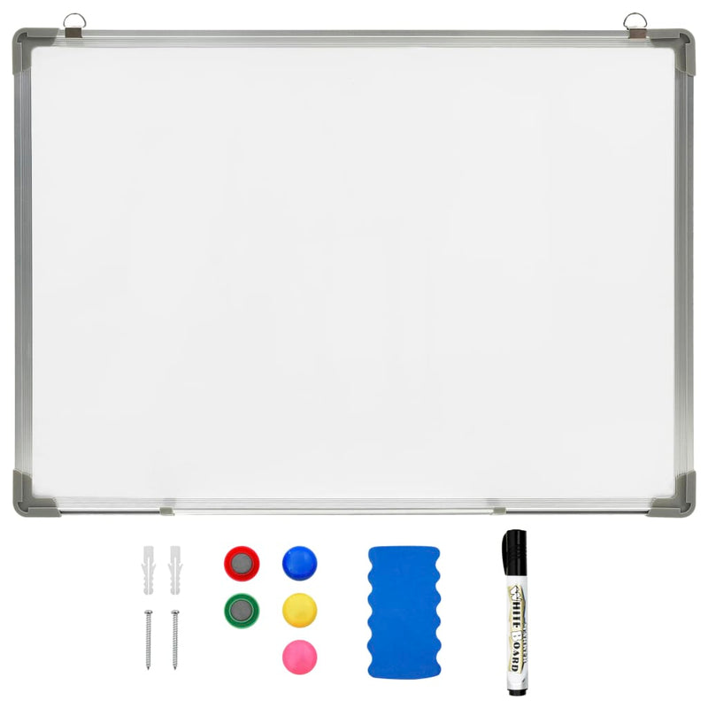 Load image into Gallery viewer, Vidaxl whiteboard magnetisch 70x50 cm staal wit
