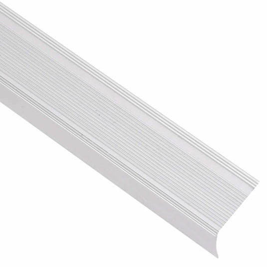 Vidaxl trapneuzen l-vormig 5 st 100 cm aluminium zilverkleurig