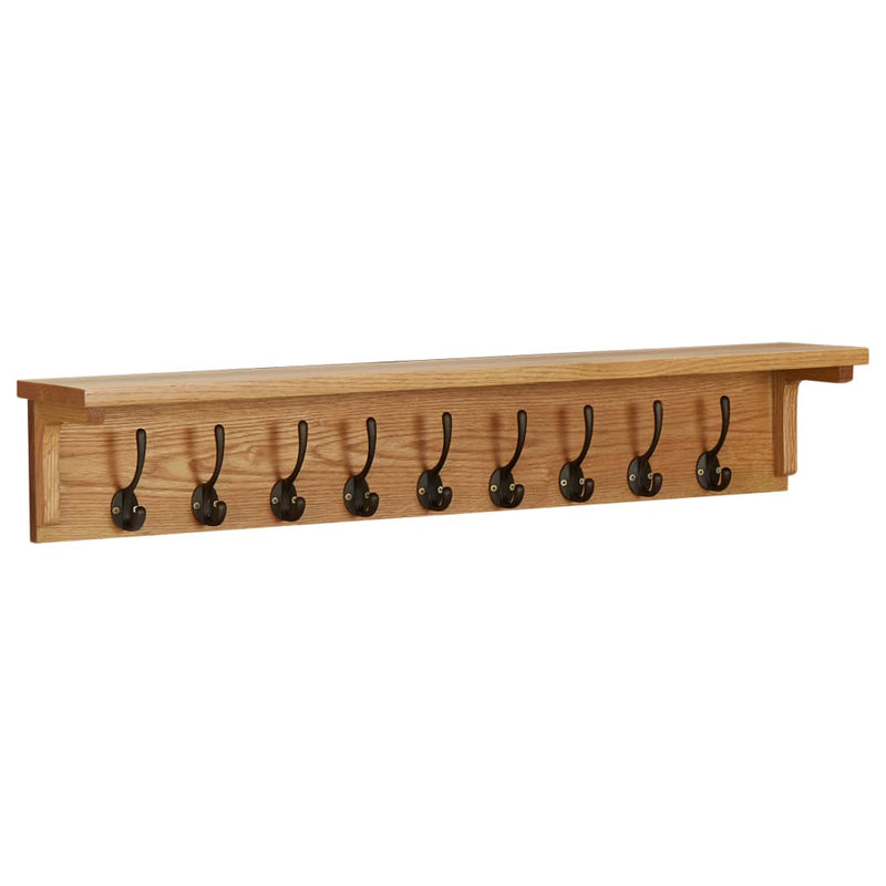 Load image into Gallery viewer, Vidaxl kapstok 90x16x16 cm massief eikenhout
