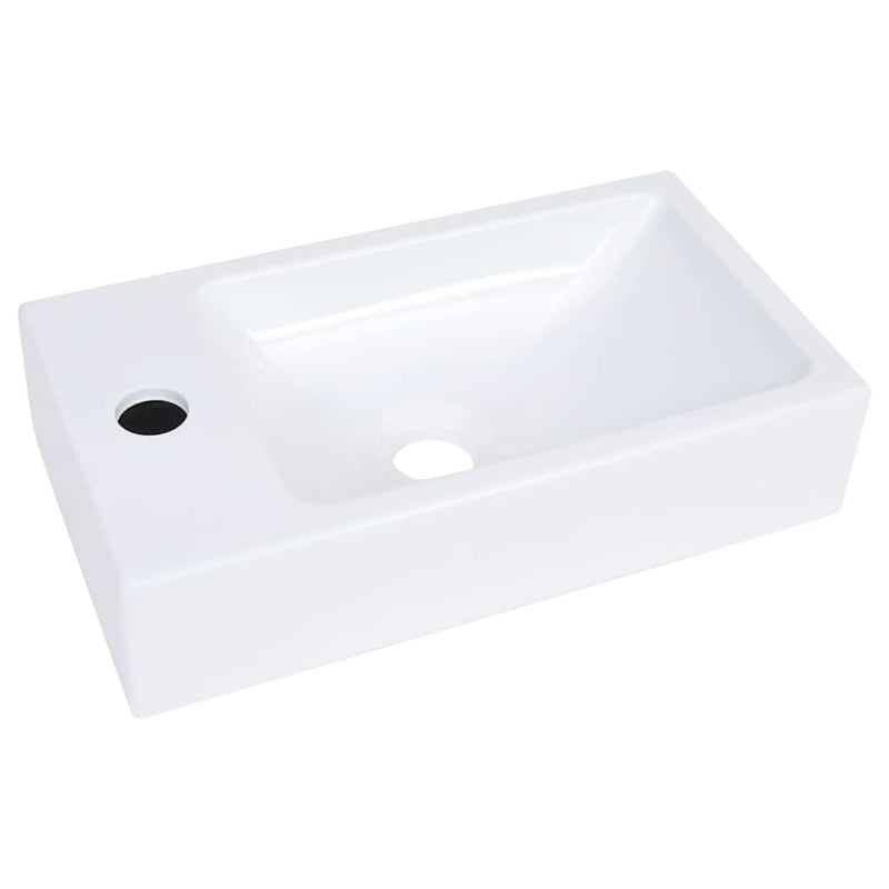Load image into Gallery viewer, Vidaxl wastafel 400x220x90 mm smc wit
