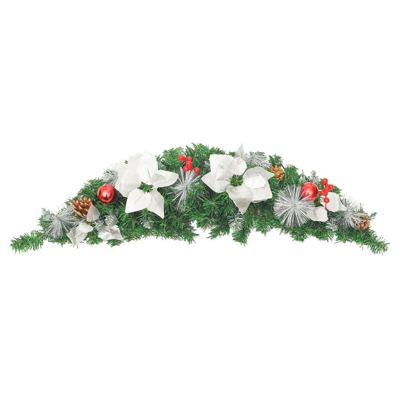 Load image into Gallery viewer, Vidaxl kerstboog met led-lampjes 90 cm pvc groen
