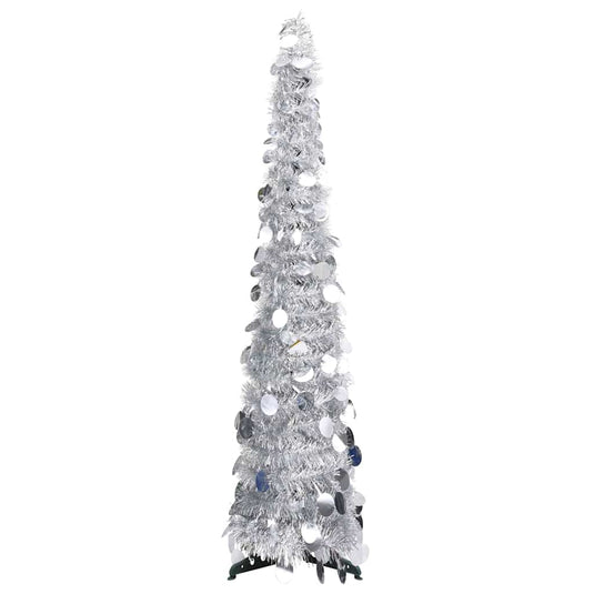 Vidaxl kunstkerstbomen pet silver