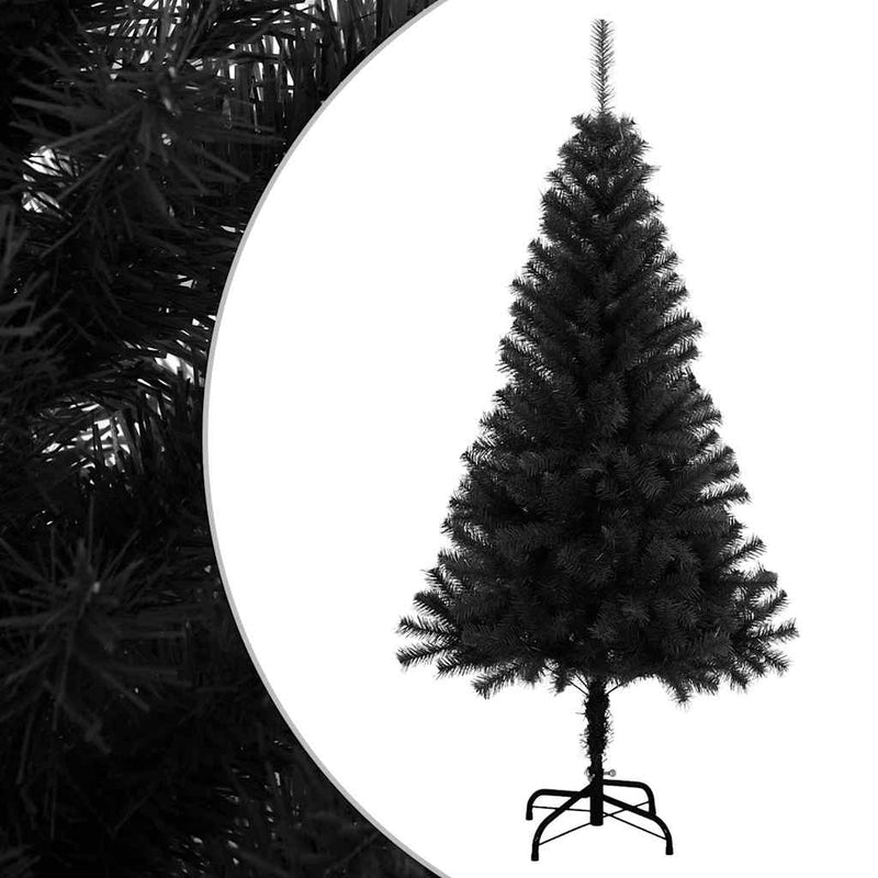 Load image into Gallery viewer, Vidaxl kunstkerstboom met standaard 150 cm pvc zwart

