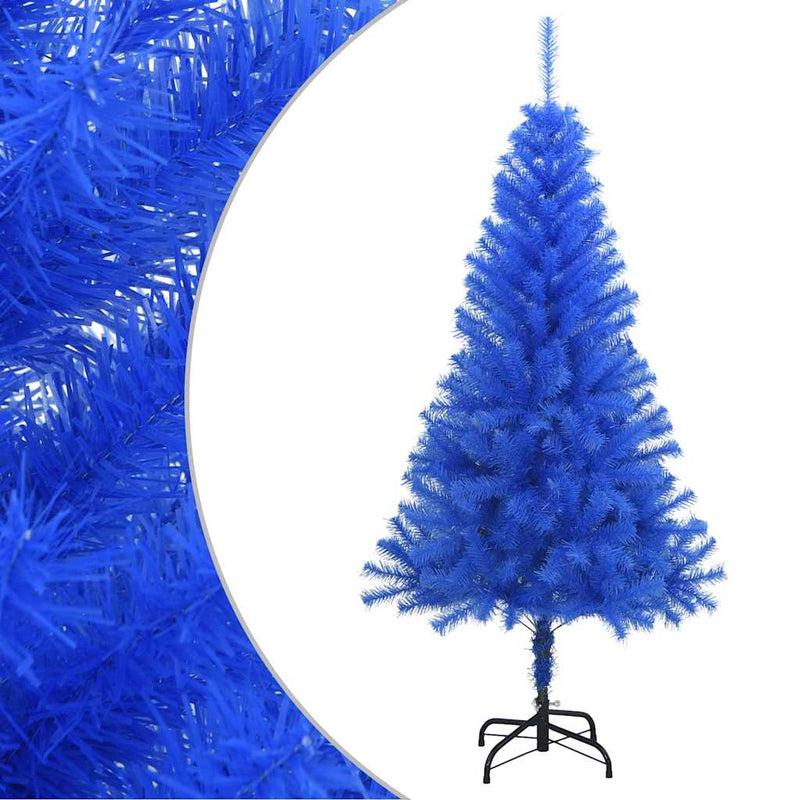 Load image into Gallery viewer, Vidaxl kunstkerstboom met standaard 150 cm pvc blauw
