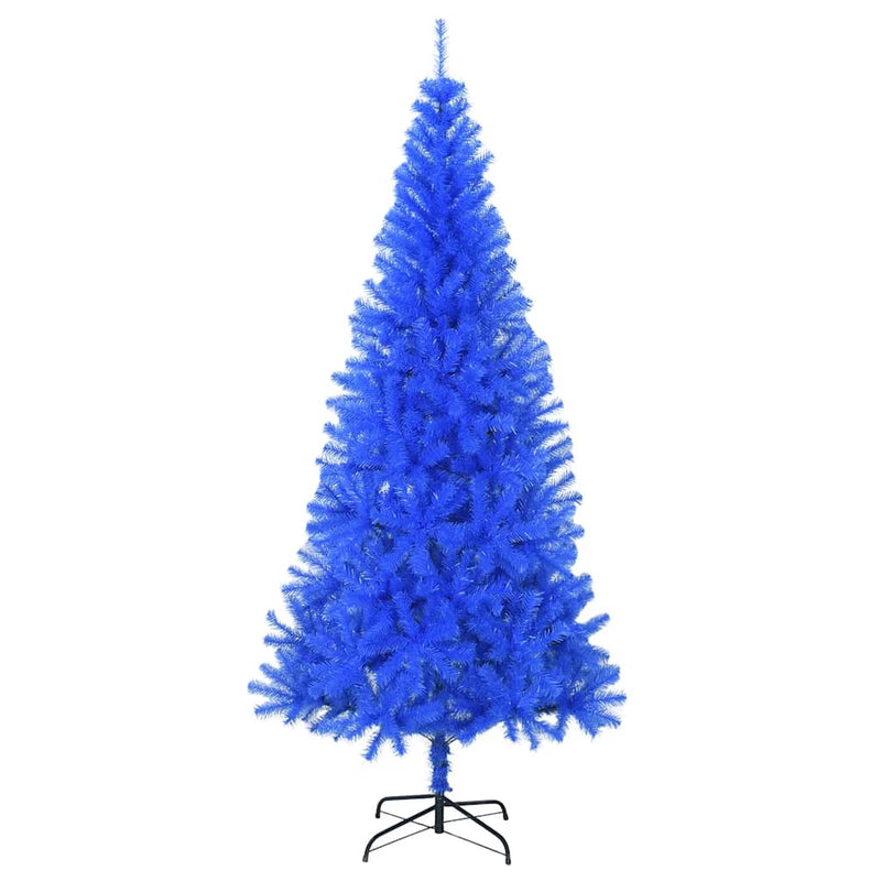 Load image into Gallery viewer, Vidaxl kunstkerstboom met standaard 210 cm pvc blauw
