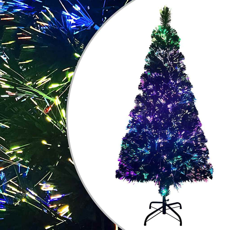 Load image into Gallery viewer, Vidaxl kunstkerstboom met standaard 120 cm glasvezel groen
