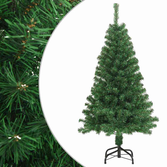 Vidaxl kunstkerstboom met dikke takken 150 cm pvc groen