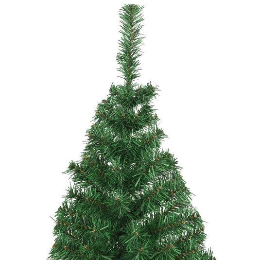 VidaXL Kunstkerstboom met dikke takken 180 cm PVC groen