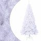 Vidaxl kunstkerstboom met dikke takken 210 cm pvc wit