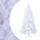 Vidaxl kunstkerstboom met dikke takken 240 cm pvc wit