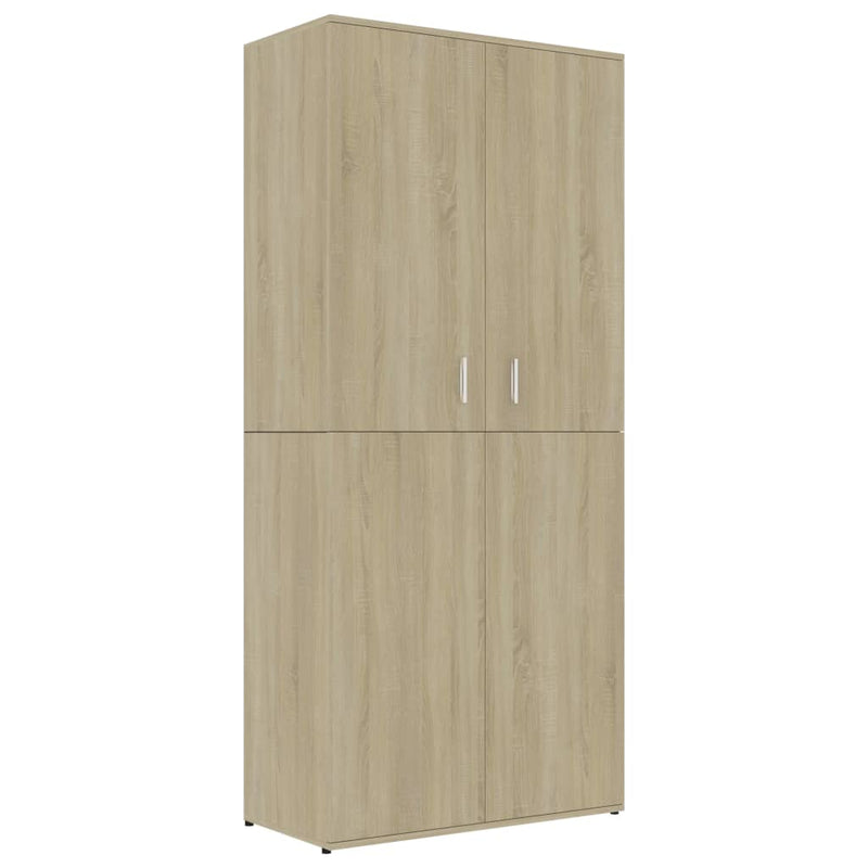 Load image into Gallery viewer, VidaXL Schoenenkast 80x39x178 cm bewerkt hout sonoma eikenkleurig

