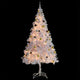 Vidaxl kunstkerstboom met verlichting en kerstballen 210 cm wit