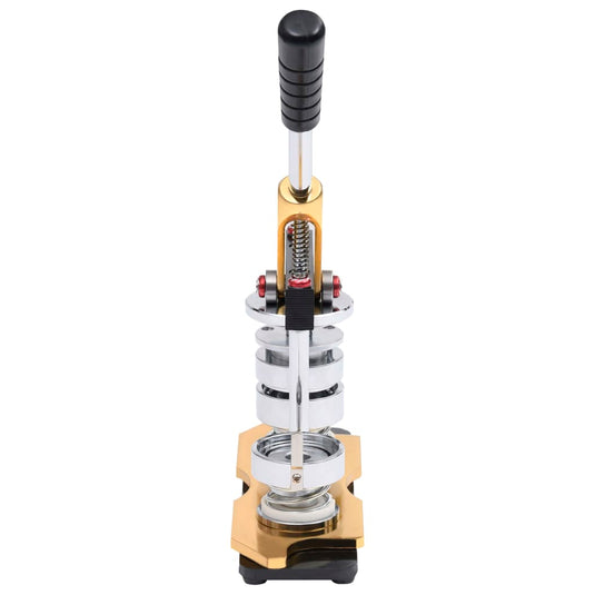 Vidaxl buttonmachine met cirkelsnijder draaipunch 58 mm