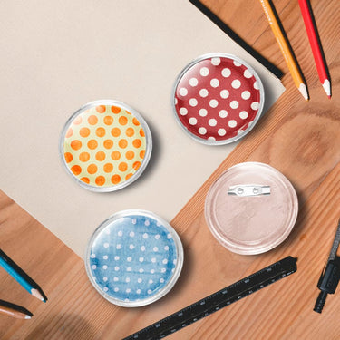 Vidaxl buttons met spelden 100 st 58 mm acryl