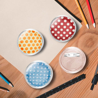 Vidaxl buttons met spelden 100 st 37 mm acryl