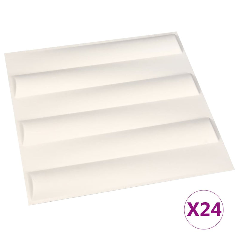 Load image into Gallery viewer, Vidaxl wandpanelen 24 st 3d 6 m² 0,5x0,5 m
